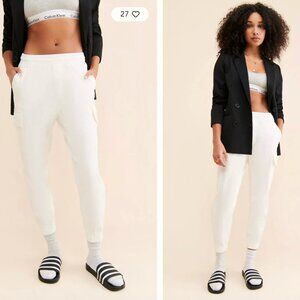 Varley Savona The Cargo Pants White Small Jogger Pants Sweats